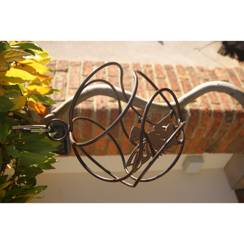 Verlaine Metal Garden Art, Brown