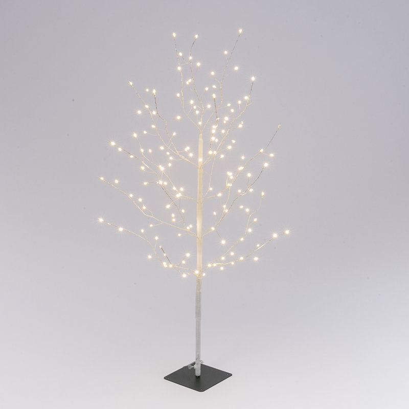 Tall Pre Lit Tree With 150 Warm White Micro Leds, 4' H