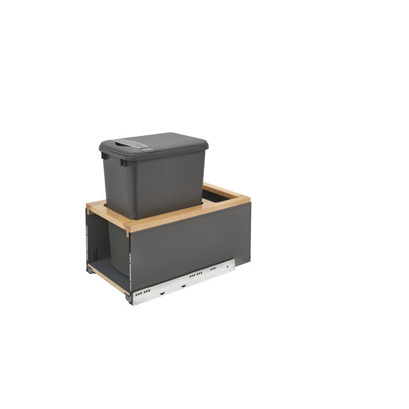 LEGRABOX Simple 35 pte Poubelle escamotable Orion, H 20,33 po x l 13,5 po x P 21,73 po