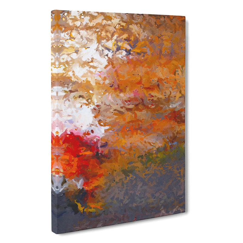 XC1022-3739X Reflect On The Past Abstract - Wrapped Canvas Print, 60cm H x 40cm W x 2cm D