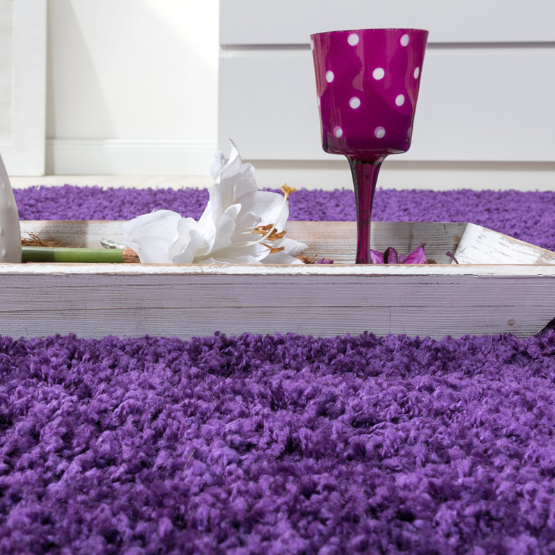 Paylag Solid Colour Shag Area Rug, Rectangular 300 x 400cm