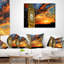Paysage, paysage de Big Ben, Londres, au coucher du soleil, coussin panoramique-1660209058-1660209056