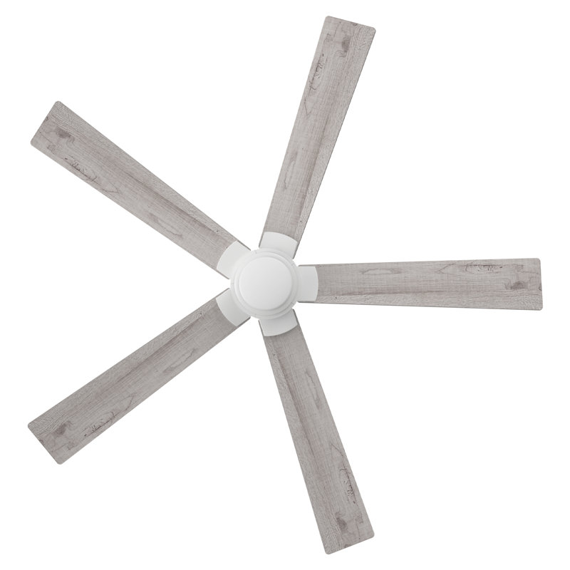 60'' Ceiling Fan with LED Lights, White