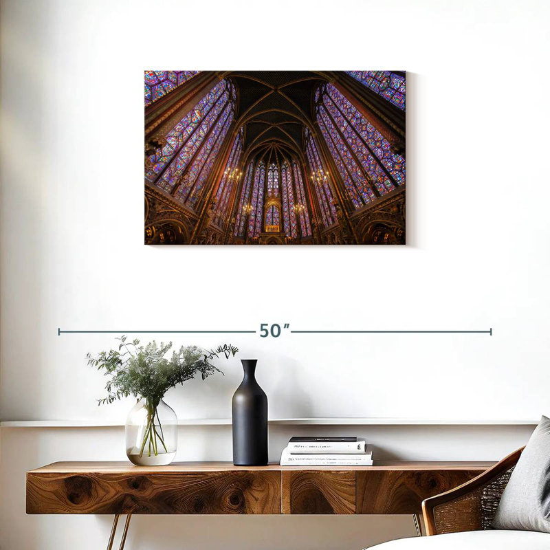 Lilie à l'intérieur de la Sainte-Chapelle, H 20 po x l 30 po