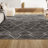 Bradsher Moroccan Beni Souk Gray/Cream Rug-2131693175