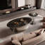 Table basse ovale en pierre supercristalline-105843506-105843509