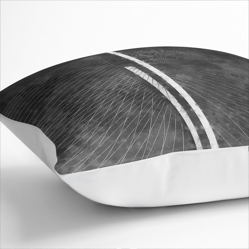 Square Cushion, 55cm H x 55cm W x 20cm D, Gray
