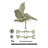 35'' H Metal Animals Weathervane