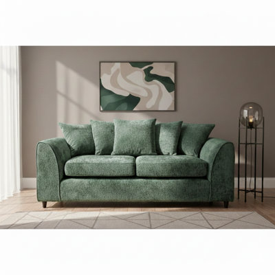 3 Seater Chenille Sofa