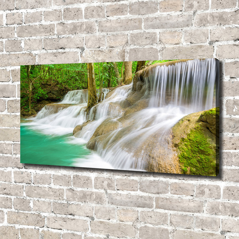 Waterfalls - No Frame Print on Canvas