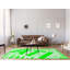 Tapis à tissage plat poils longs green area-48172301