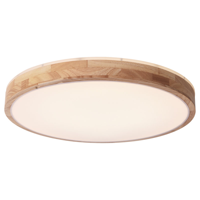 Daedalus 1-Light 50cm Contemporary Dimmable Round LED Flush Mount Lamp, 5" H x 50" W x 50" D