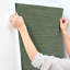 Papier peint imitation soie vert Sari-123849632