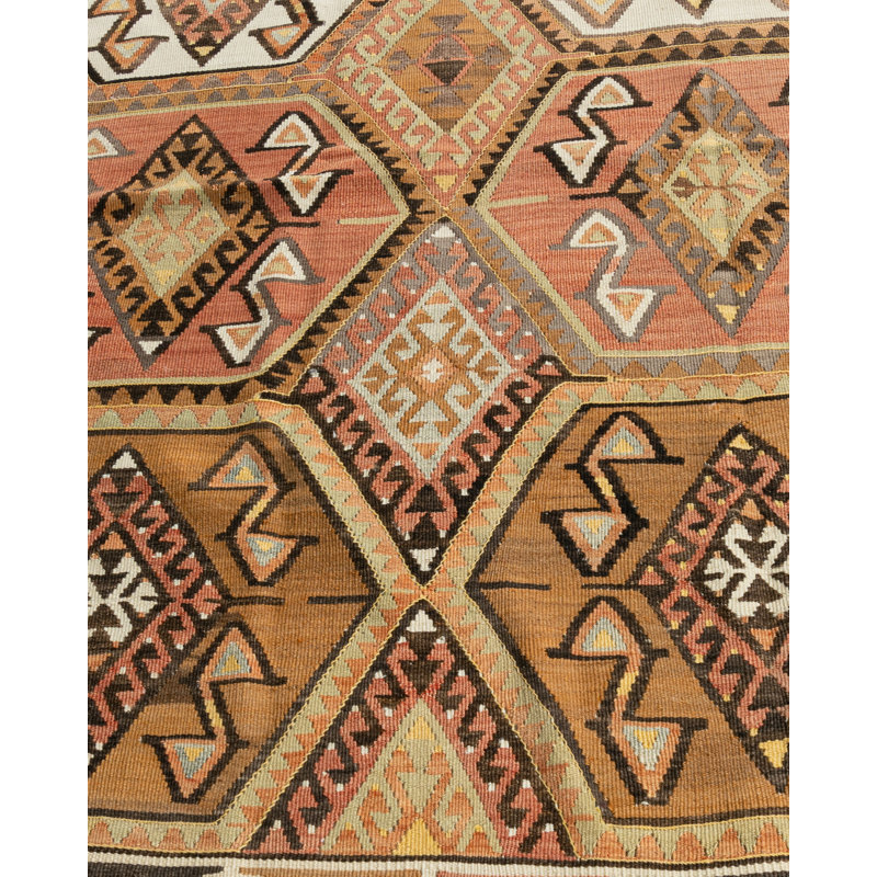 One-of-a-Kind 4'1 X 11'8 Flatweave Area Rug