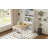 Kitchen Pantry Cabinet with Hutch and Foldable Dining Table-234177366