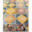 Tapis unique noué à la main Eclectic - multicolore, 8 pi 1 po x 8 pi 2 po