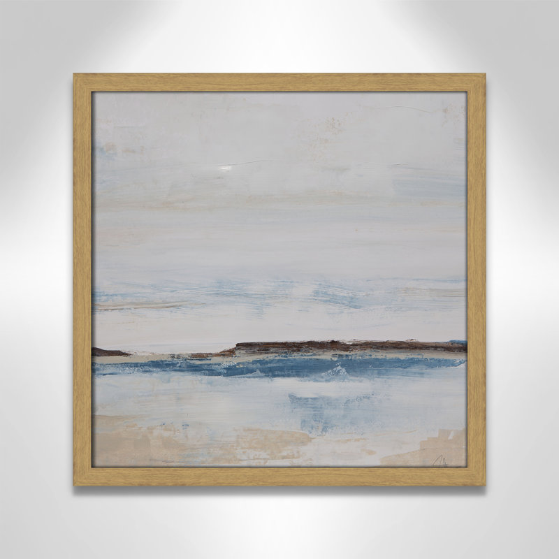 «Walk with Me» par Casa Fine Arts, H 17 po x l 17 po x P 0,75 po, Cadre naturel naturel