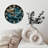 10-Inch Wooden Wall Clock, Silent Movement, Battery Operated (AA Batteries Not Included), Artistic  Decor, Perfect for Home Accents