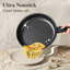 Batterie de cuisine 24 pièces antiadhésive, poignées amovibles, empilables, batterie de cuisine pour véhicule récréatif, noir