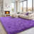 Solid Rug Soft Fluffy Purple Indoor Area Rug for Living Room Bedroom Nursery Kids Room-805677162-835077178