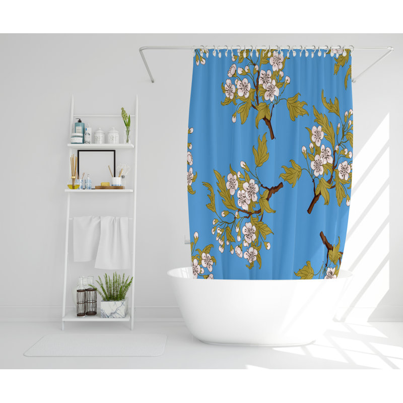 Sighbiorn Polyester Shower Curtain Set, 177cm H x 177cm W