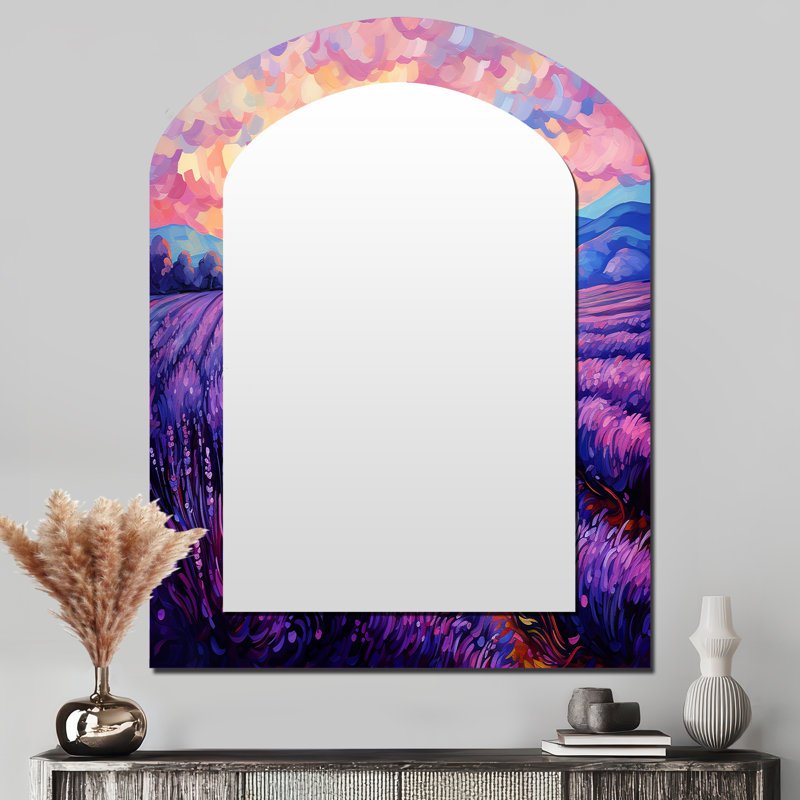 Margaree - Miroir paysager en métal, 43 po x 33 po