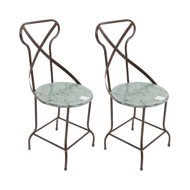 Craybrough Counter Stool with Metal Frame, Borwn/Cream