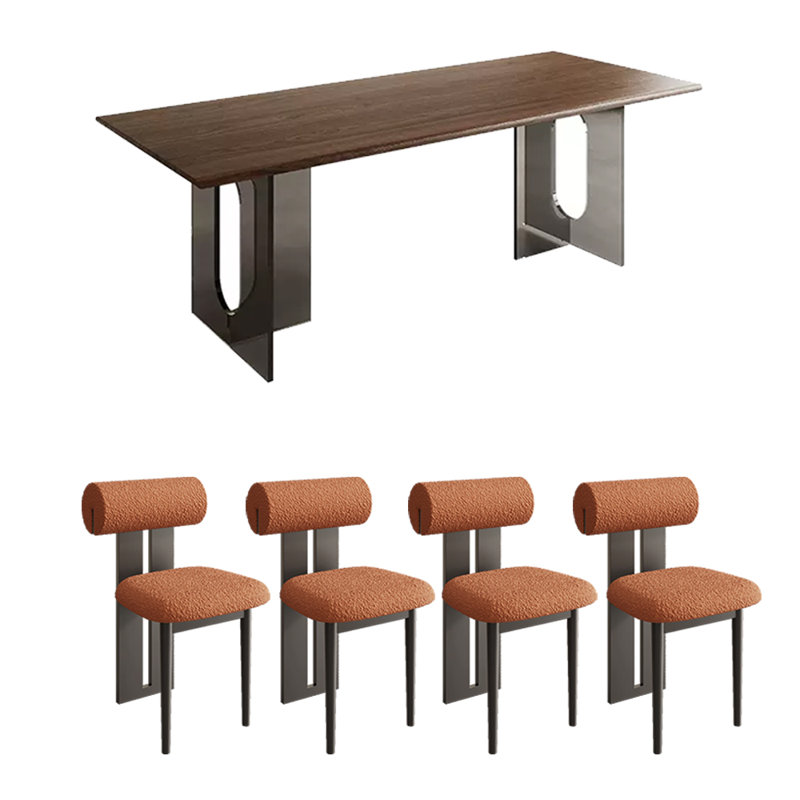 Ensemble de salle à manger rectangulaire, H 29,53 po x L 70,87 po x l 31,5 po