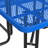 Leisure Craft 46" Square ADA Accessible Outdoor Picnic Table with 3 Bench Seats-2077637795