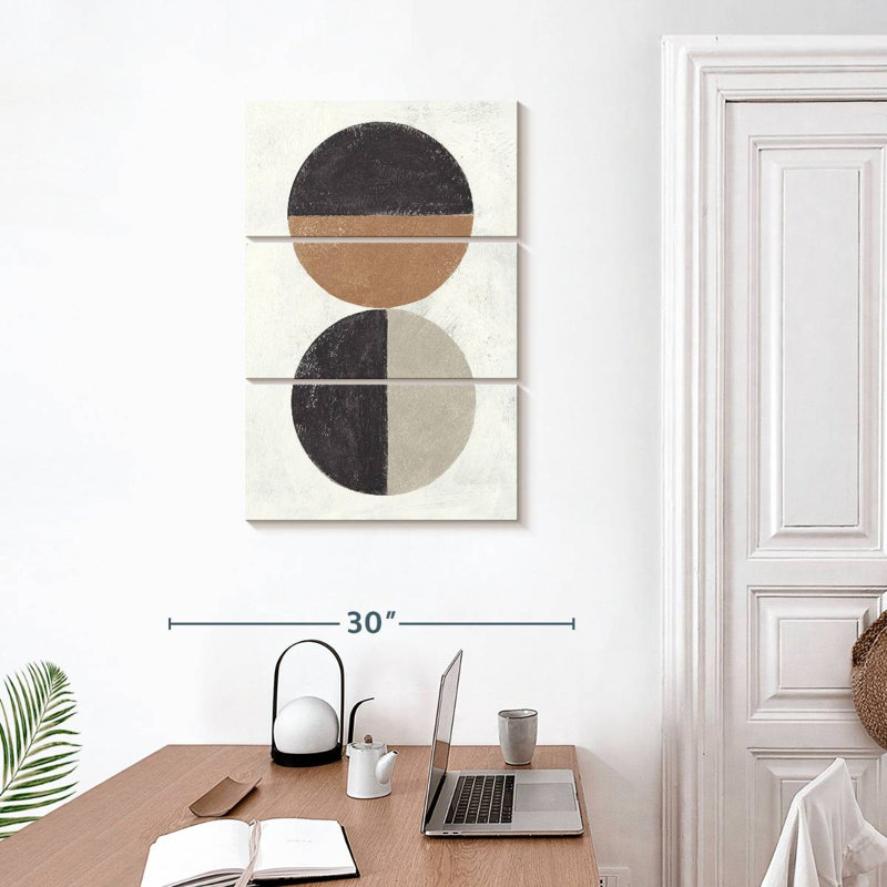 Orbs I Neutral, 32" H x 20" W