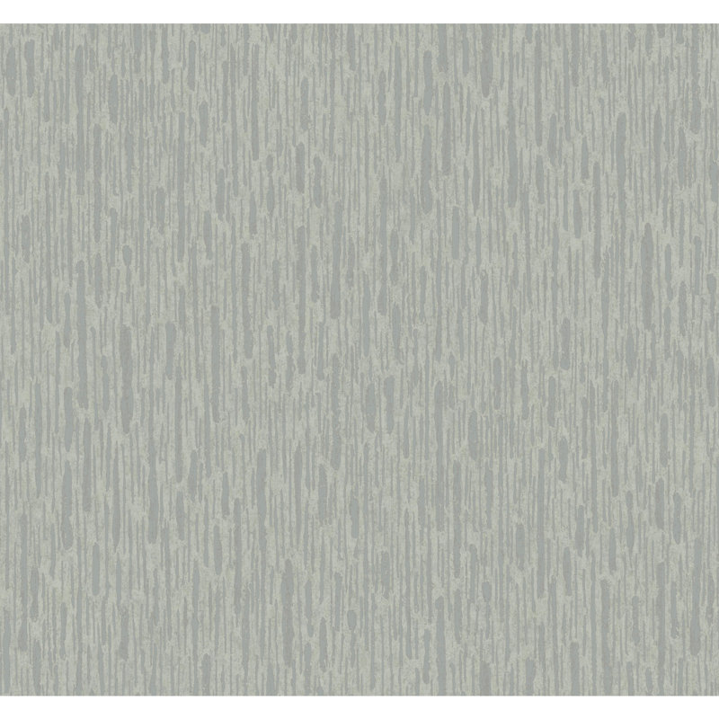 Abstract Metallic Wallpaper Roll, Pale Green/Silver