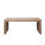 Table basse 47,2 "rustique sculptée à la main