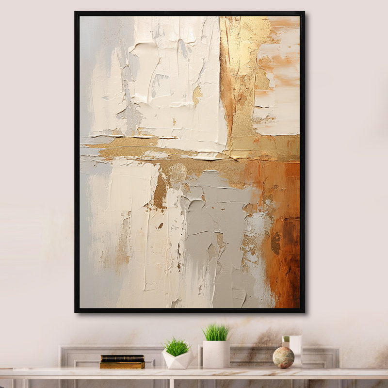 Minimalisme moderne, sérénité scandinave, art IV, Cadre flottant noir, H 20 po x l 12 po x P 1 po