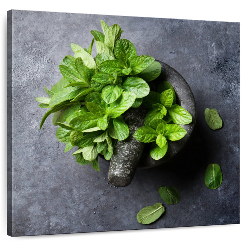 Harnek Crushing Mint Leaves, 10" H x 10" W