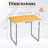 2.3Ft. Brown Rectangular  Patio Folding Table Aluminum-145125408