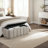 Ocaliot 47" Modern & Contemporary Storage Bench - Textured Storage Bench, Space-Saving Interior Storage, Fully Assembled-1288195592