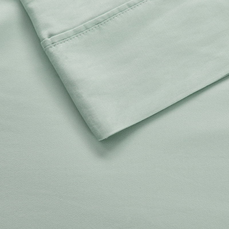Ensemble de draps 1000 pièces 4 pièces HeiQ, Ensemble de draps pour très grand lit + drap-hous, Écume de mer