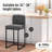 Chenille Bar Stool For Smart Life Set Of 4-114371029