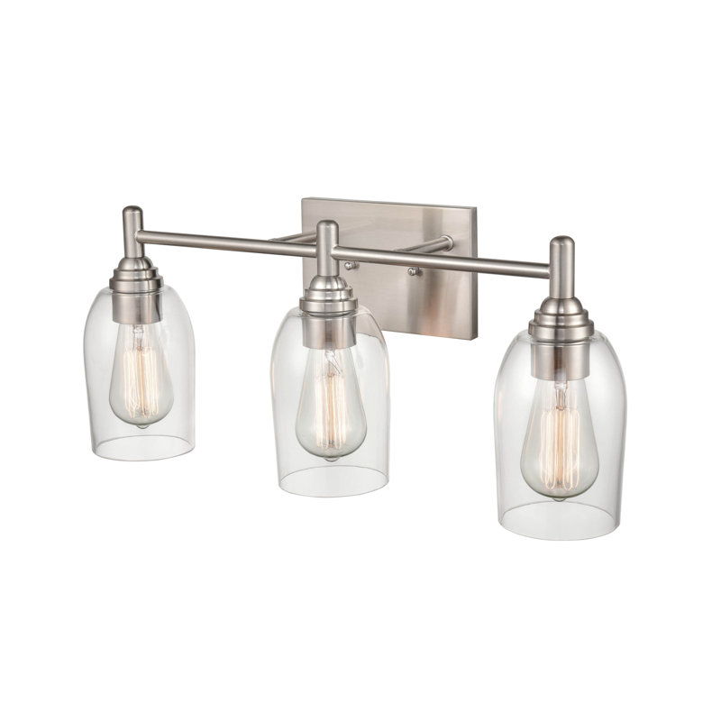Ahlke 3 - Light Dimmable Vanity Light, Brushed Nickel