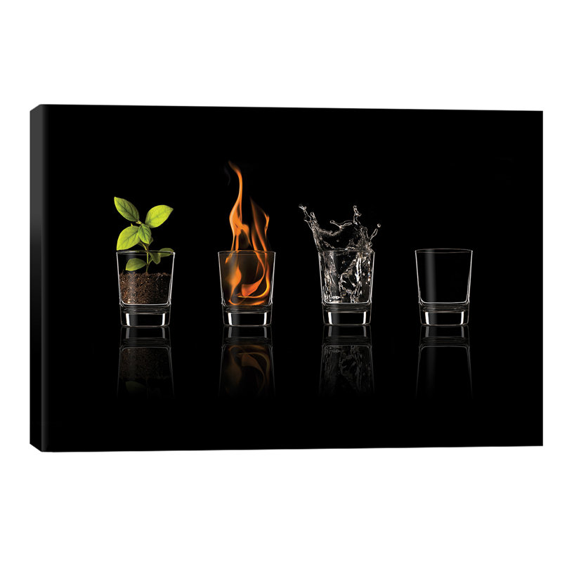 Elements - Wrapped Canvas Print, Paper, 20 cm H x 31 cm W