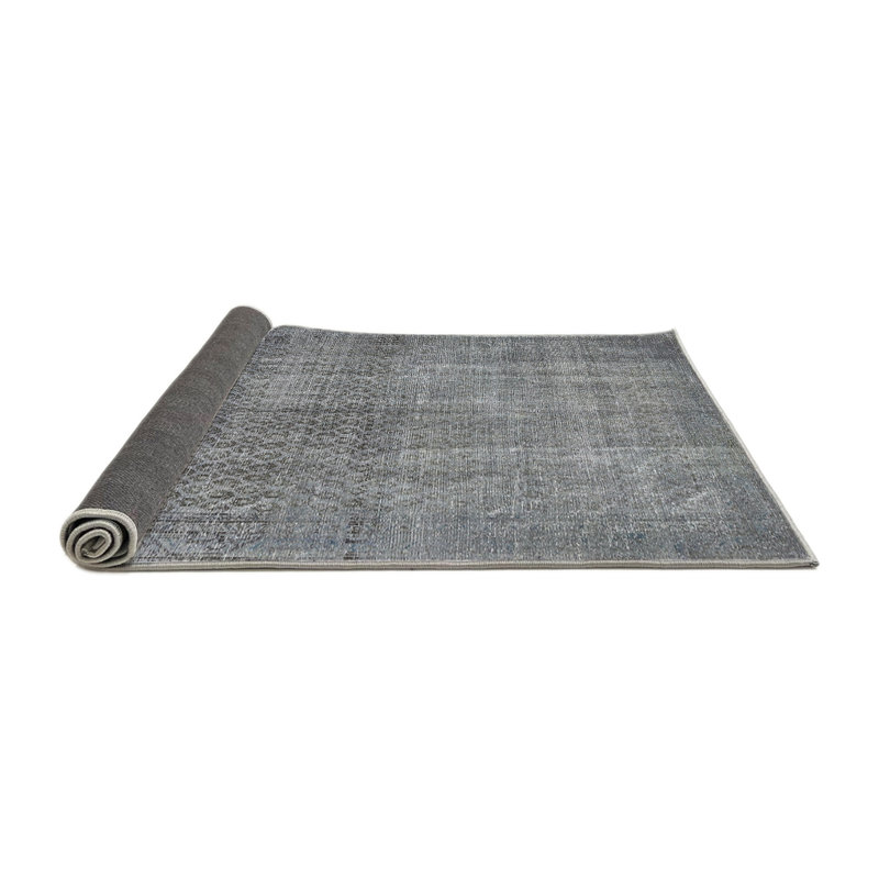Tapis oriental en laine gris, Rond 8 pi