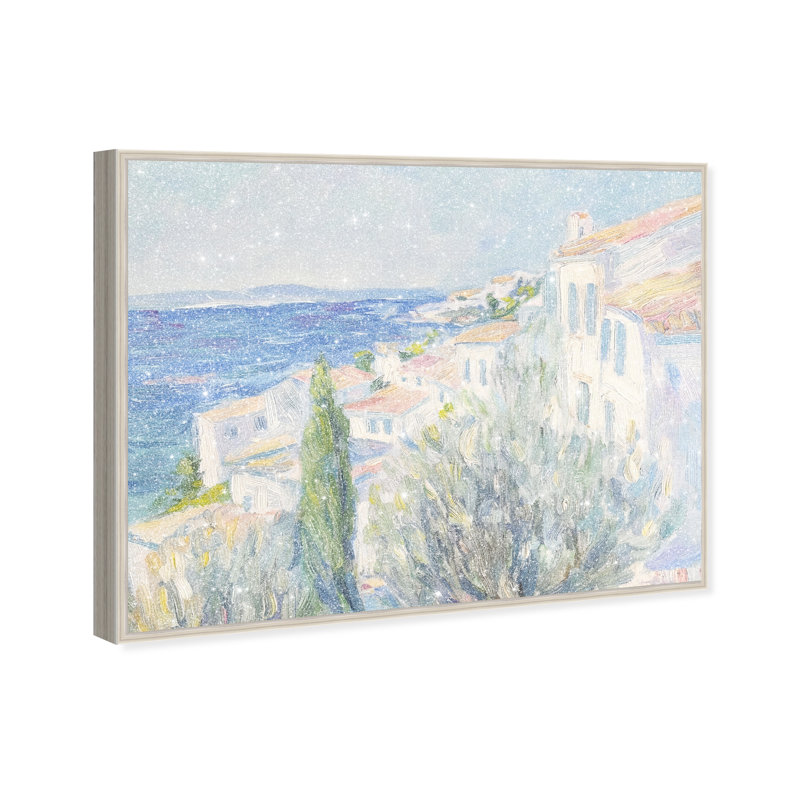 Henri Matisse Interpreted Town II Canvas Nautical & Beach Print by Oliver Gal, Black Frame, 20 x 16, 21"H x 25"W