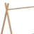 Twin Size Tent Shape Floor Bed Frame-398812708