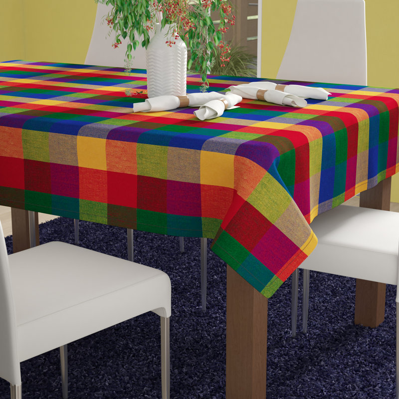 Dorado Cotton Printed Tablecloth, 60" W x 84" L