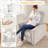 33.46’’ Nursery Rocking Chair, Upholstered Swivel Recliner-948239223