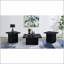 Ensemble de tables basses 3 pièces au design géométrique audacieux, parfait pour les salons modernes et contemporains.
