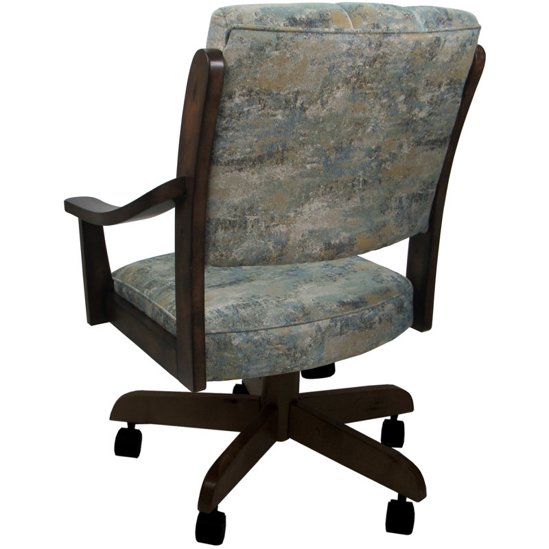 Chaise pivotante en bois massif