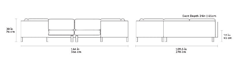Silverlake U Shaped Sectional, Andorra Almond Performance Basketweave