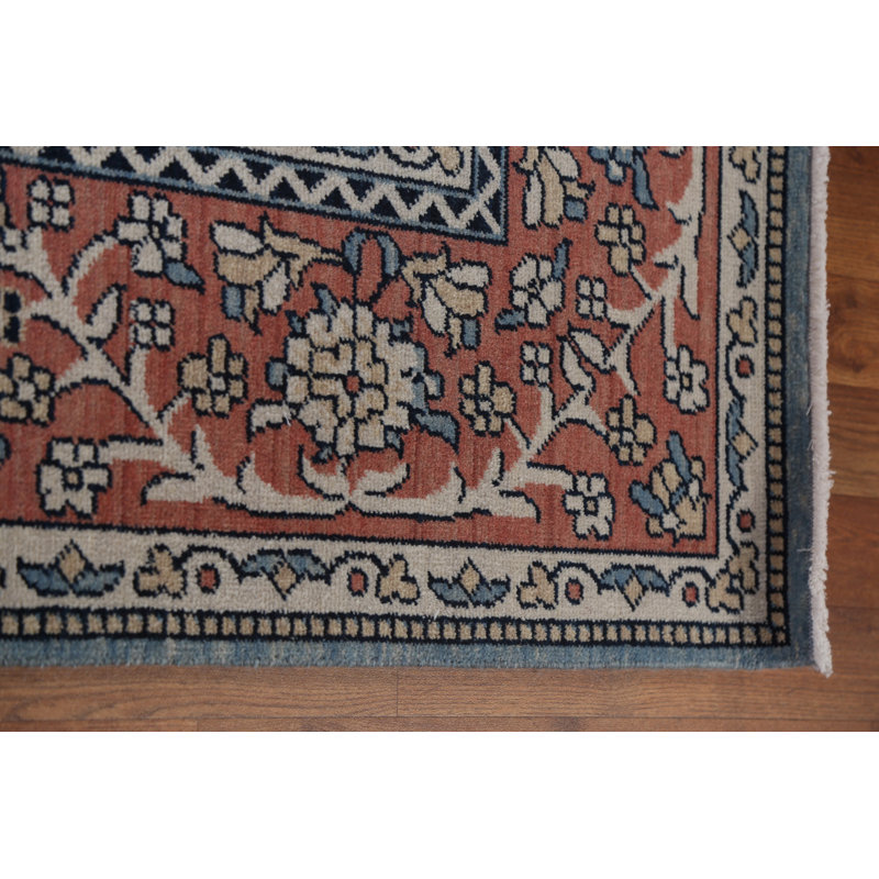 Tapis oriental floral Sultanabad Ziegler noué à la main 10 x 13
