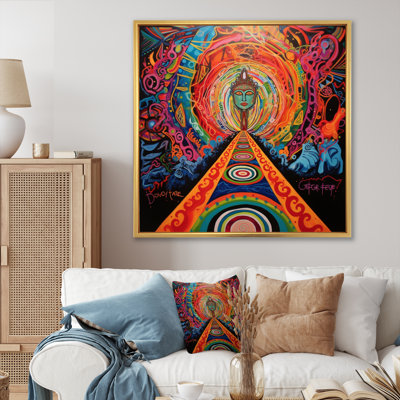 " Buddha Street Art The Obstacle Is The Path I " Color Photography Print